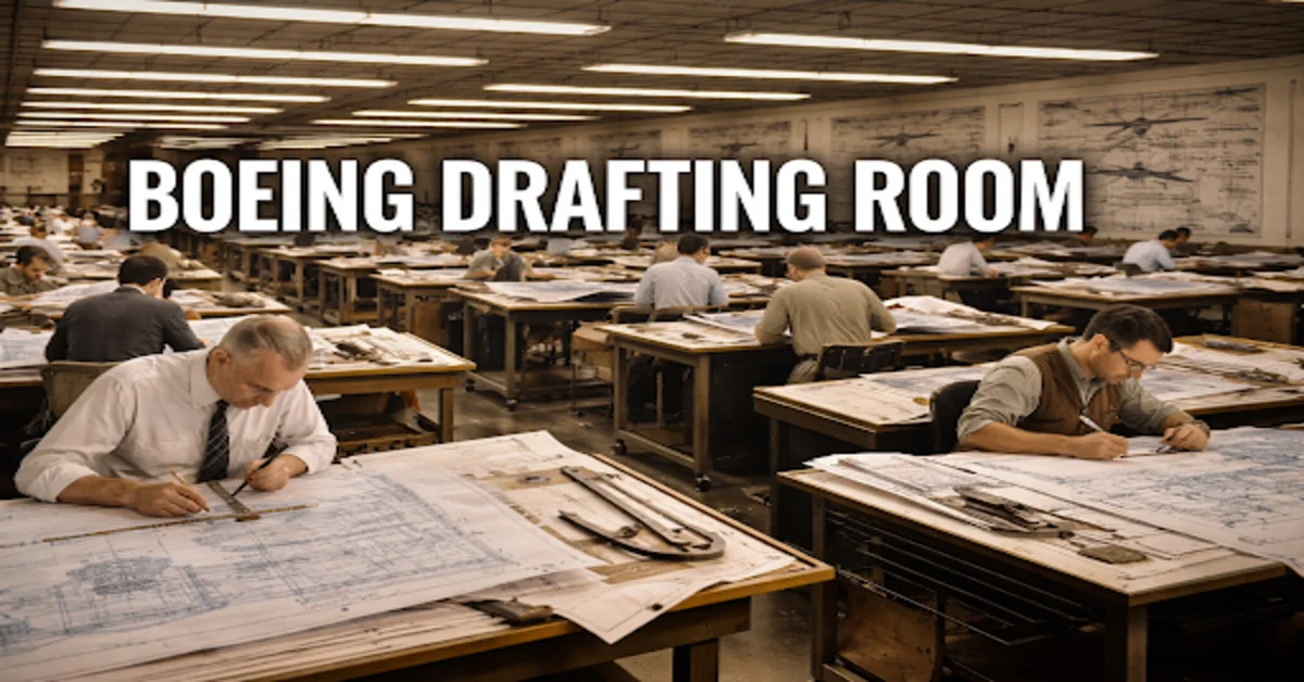 boeing drafting room
